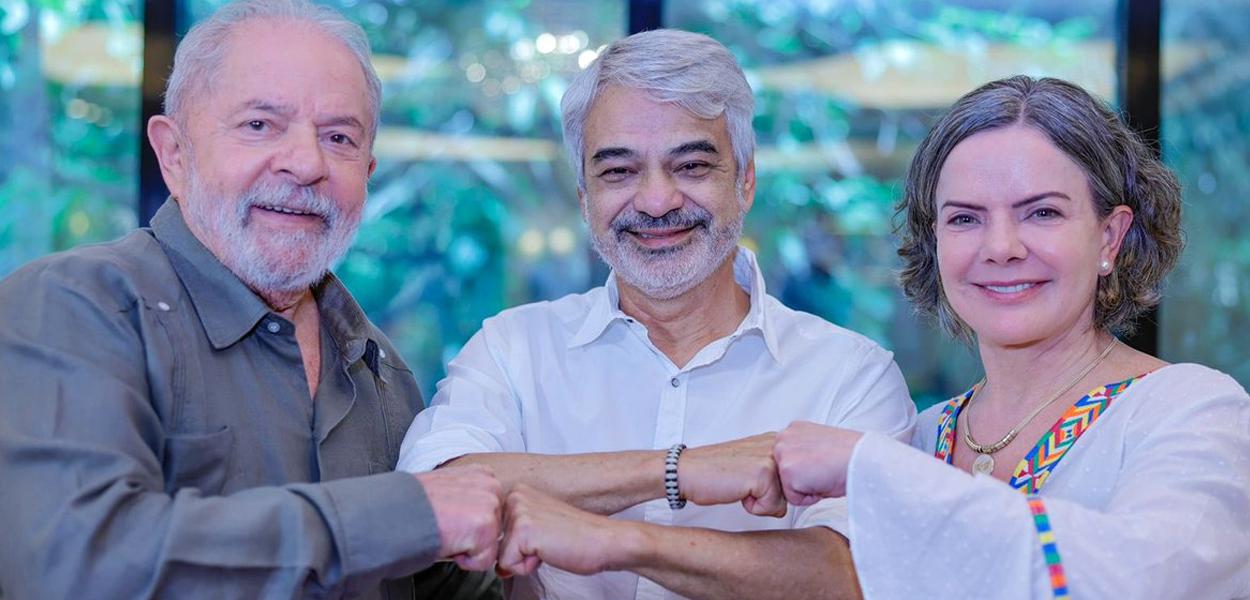 Lula, Humberto Costa, Gleisi Hoffmann (Foto: Stuckert) www.brasil247.com - Lula, Humberto Costa, Gleisi Hoffmann