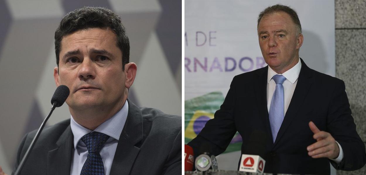 Sergio Moro e Renato Casagrande (Foto: Fabio Rodrigues Pozzebom/Agência Brasil | José Cruz/Agência Brasil) www.brasil247.com - Sergio Moro e Renato Casagrande