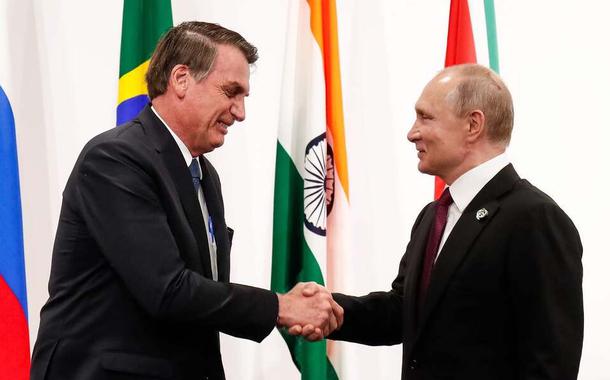 Foco do encontro entre Putin e Bolsonaro serão as relações bilaterais