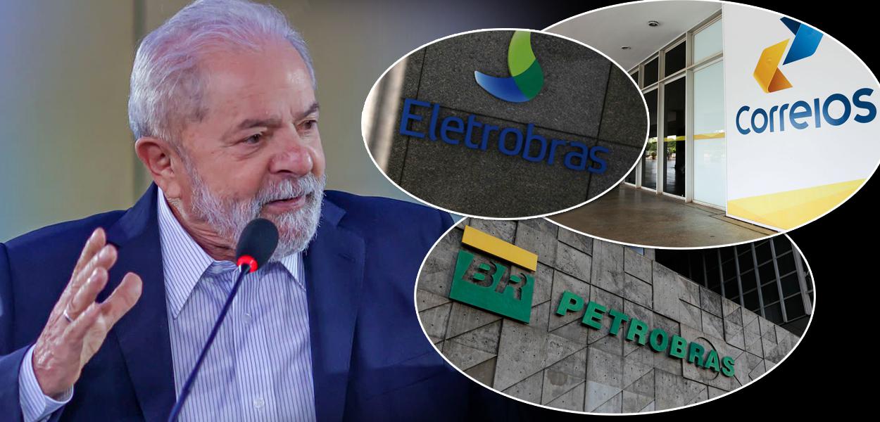 Lula, Eletrobrás, Correios e Petrobrás (Foto: Stuckert | ABr) www.brasil247.com - Lula, Eletrobrás, Correios e Petrobrás