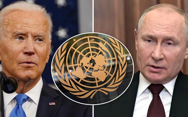 Joe Biden e Vladimir Putin (Foto: Reuters) Joe Biden e Vladimir Putin