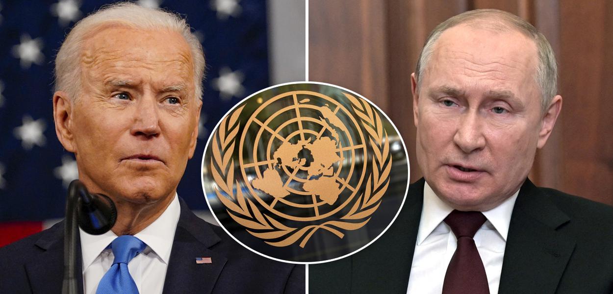 Joe Biden e Vladimir Putin (Foto: Reuters) www.brasil247.com - Joe Biden e Vladimir Putin