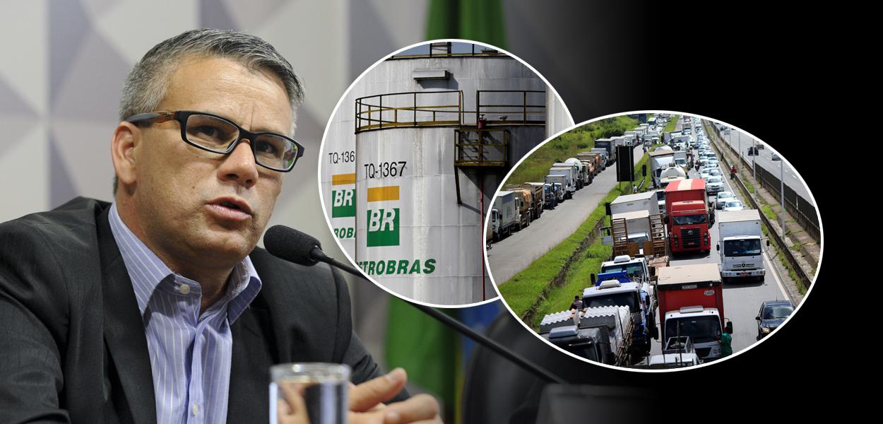 Wanderlei Alves, tanques de combustíveis da Petrobras e greve dos caminhoneiros (Foto: Leopoldo Silva/Agência Senado | Reuters) www.brasil247.com - Wanderlei Alves, tanques de combustíveis da Petrobras e greve dos caminhoneiros