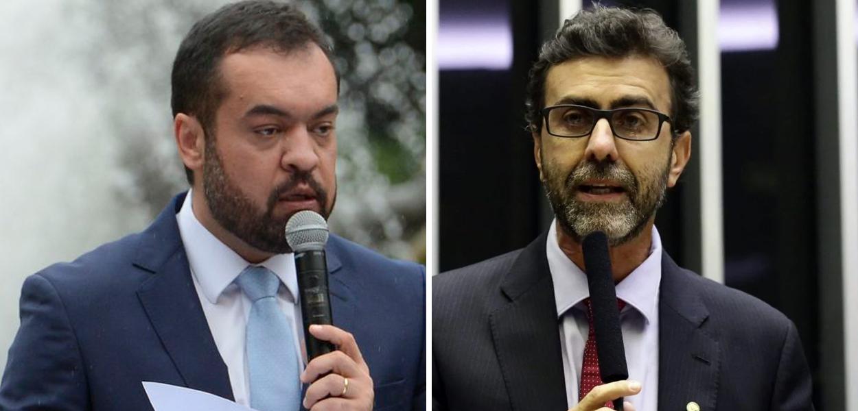 Governador Cláudio Castro e o deputado Marcelo Freixo (Foto: ABr) www.brasil247.com - Governador Cláudio Castro e o deputado Marcelo Freixo