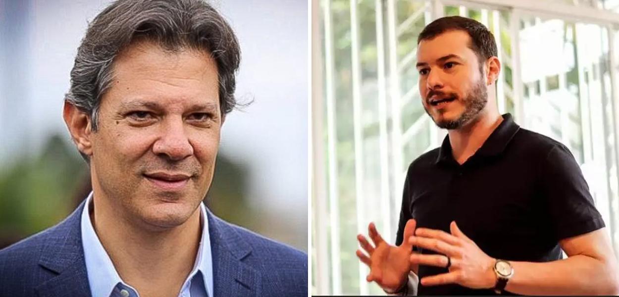Fernando Haddad e Juliano Medeiros (Foto: Divulgação/PT | PSOL/Reprodução) www.brasil247.com - Fernando Haddad e Juliano Medeiros