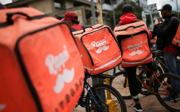 Entregadores do Rappi (Foto: REUTERS/Luisa Gonzalez) Entregadores do Rappi