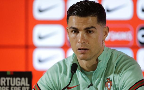 Cristiano Ronaldo concede entrevista coletiva 28/03/2022REUTERS/Miguel Vidal (Foto: REUTERS/Miguel Vidal) Cristiano Ronaldo concede entrevista coletiva 28/03/2022REUTERS/Miguel Vidal