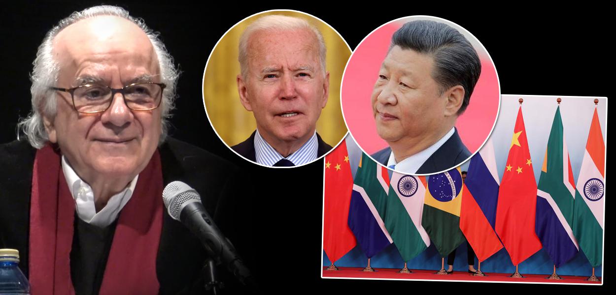 Boaventura Sousa Santos, Joe Biden e Xi Jinping (Foto: Divulgação | Reuters) www.brasil247.com - Boaventura Sousa Santos, Joe Biden e Xi Jinping