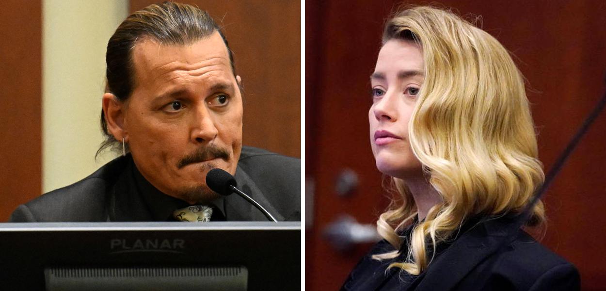 Johnny Depp e Amber Heard (Foto: Reuters) www.brasil247.com - Johnny Depp e Amber Heard