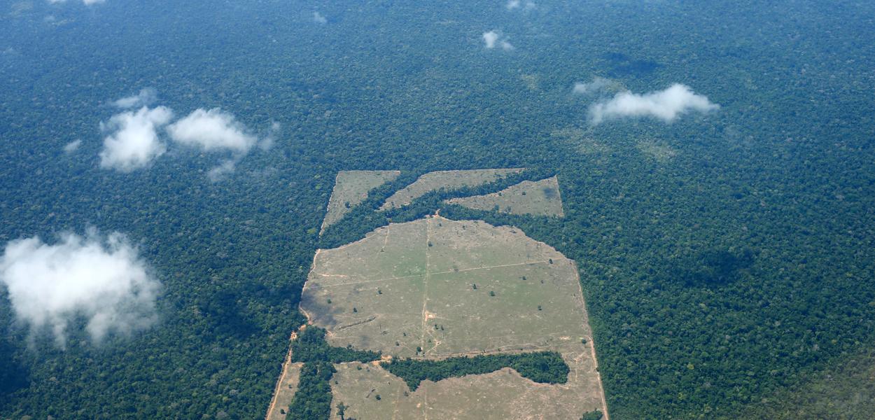 Vista aérea de área desmatada da floresta amazônica no Estado de Rondônia (Foto: REUTERS/Adriano Machado) www.brasil247.com - Vista aérea de área desmatada da floresta amazônica no Estado de Rondônia