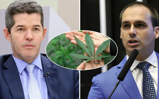 Eduardo Bolsonaro fumava maconha no Havaí enquanto Câmara votava, afirma deputado