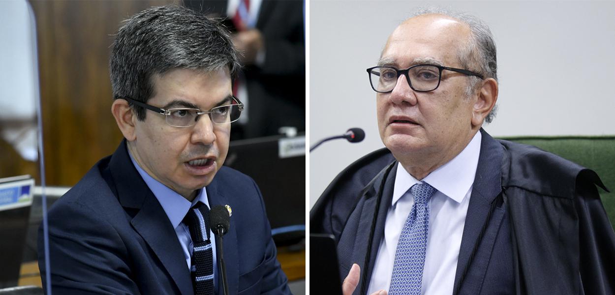 Randolfe Rodrigues e Gilmar Mendes (Foto: Geraldo Magela/Agência Senado | Fellipe Sampaio /SCO/STF) www.brasil247.com - Randolfe Rodrigues e Gilmar Mendes