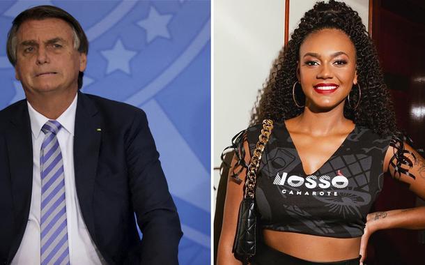 Bolsonaro e Jessi Alves (Foto: PR | Reprodução/Instagram) Bolsonaro e Jessi Alves