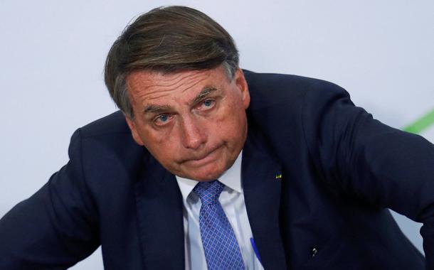 Presidente Jair Bolsonaro durante evento no Palácio do Planalto
18/04/2022
REUTERS/Adriano Machado (Foto: ADRIANO MACHADO/ Reuters) Presidente Jair Bolsonaro durante evento no Palácio do Planalto
18/04/2022
REUTERS/Adriano Machado