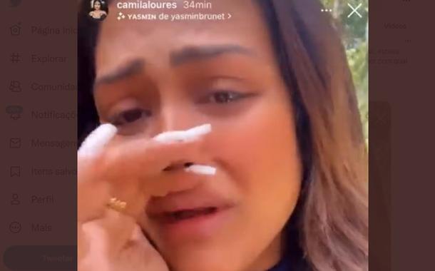 (Foto: Camila Loures expulsa uber)