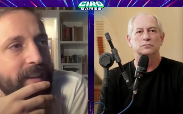 Gregório Duvivier e Ciro Gomes (Foto: Reprodução) Gregório Duvivier e Ciro Gomes
