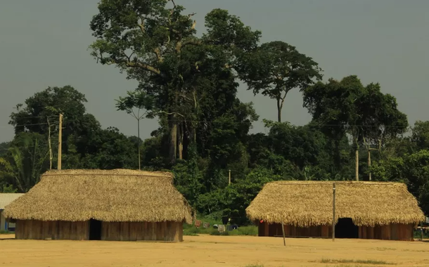 Aldeia Kayapó, na TI Baú, em Altamira, no Pará, em 2018 (Foto: Reprodução / Ascom MPF-PA) Aldeia Kayapó, na TI Baú, em Altamira, no Pará, em 2018