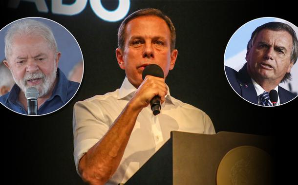 Lula, Doria e Bolsonaro (Foto: Reuters | GovSP) Lula, Doria e Bolsonaro