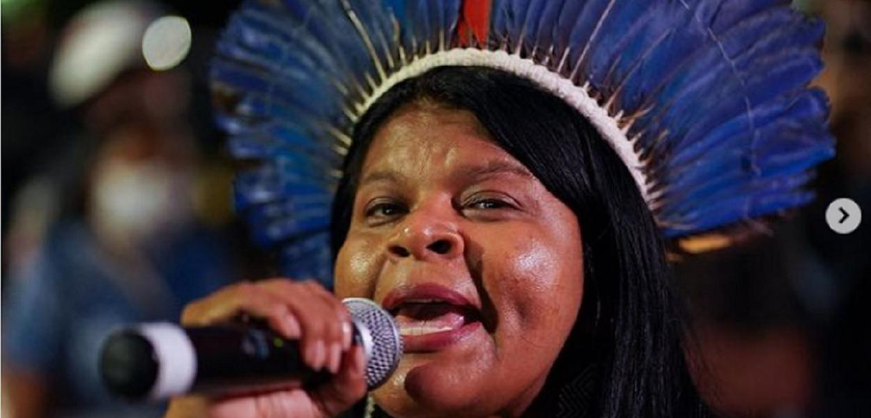 Sonia Guajajara (Foto: Felipe Beltrame/Instagram) www.brasil247.com - Sonia Guajajara