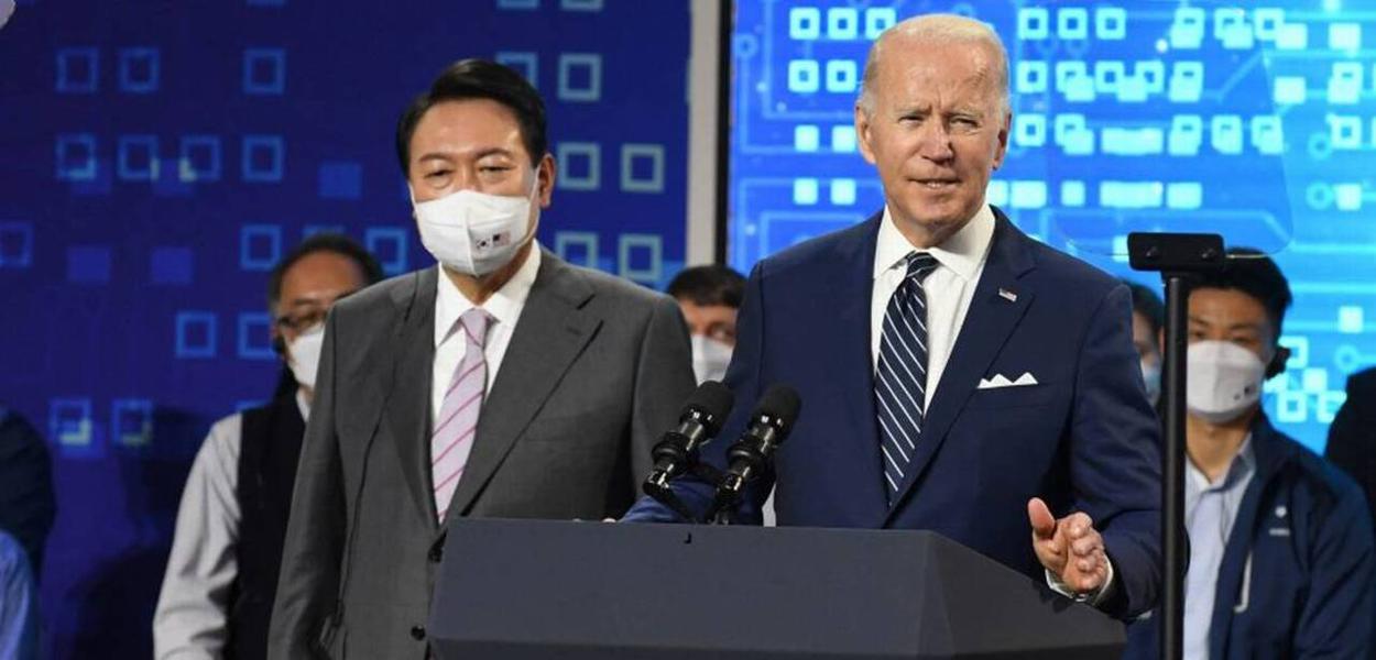 Biden na Coreia do Sul (Foto: Reuters) www.brasil247.com - Biden na Coreia do Sul
