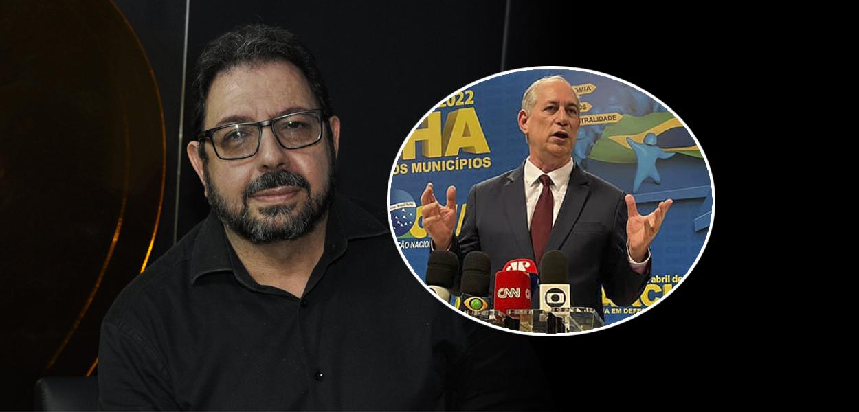 Eduardo Guimarães e Ciro Gomes (Foto: Felipe L. Gonçalves/Brasil247 | Reprodução/Facebook) www.brasil247.com - Eduardo Guimarães e Ciro Gomes