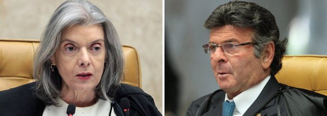 Cármen Lúcia e Luiz Fux (Foto: Divulgação/Brasil 247) www.brasil247.com - Cármen Lúcia e Luiz Fux