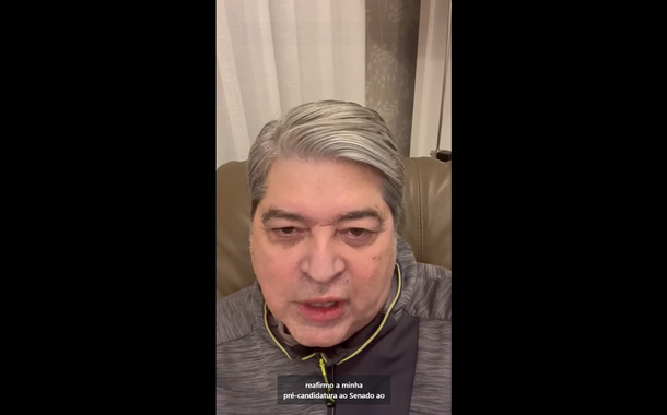 Datena publica novo vídeo e reafirma candidatura ao Senado