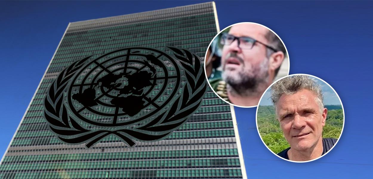 ONU, Bruno Araújo e Dom Phillips (Foto: Reuters | Funai | Reprodução/Twitter) www.brasil247.com - ONU, Bruno Araújo e Dom Phillips