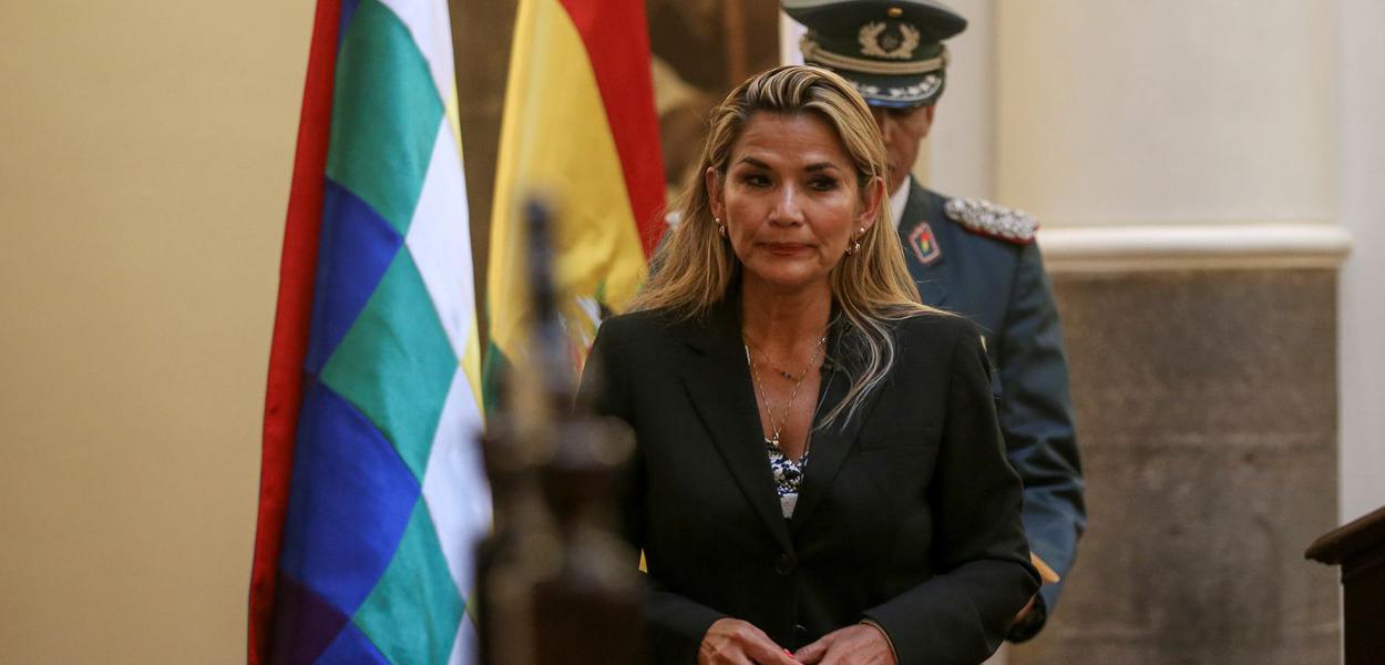 Jeanine Añez (Foto: Reuters) www.brasil247.com - Jeanine Añez