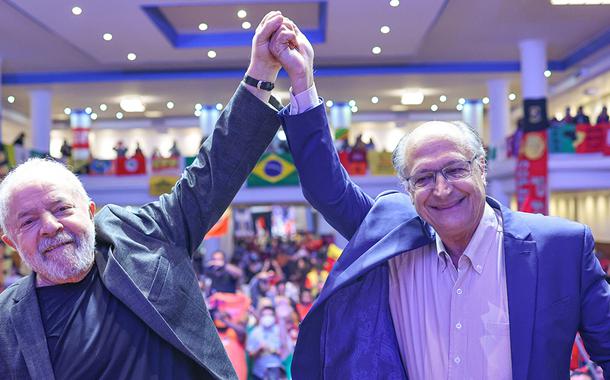 Lula e Alckmin (Foto: Ricardo Stuckert) Lula e Alckmin