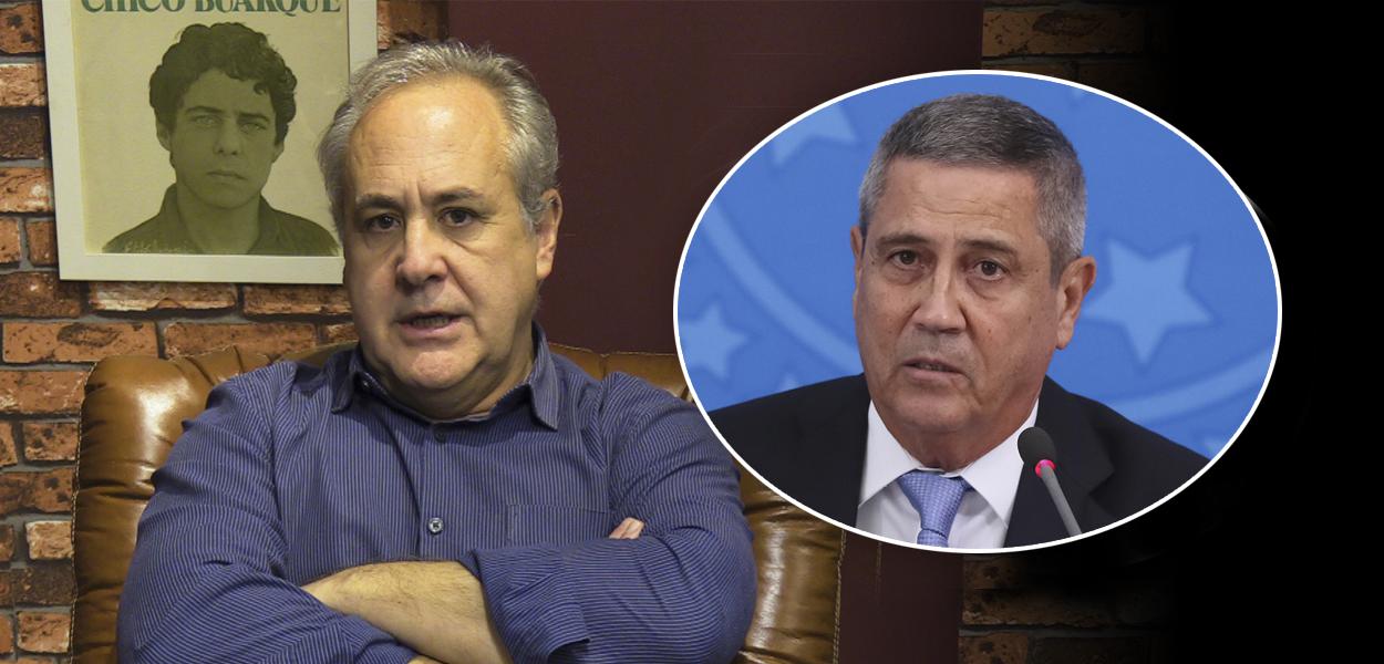 Joaquim de Carvalho e Braga Netto (Foto: Brasil 247 | Isac Nóbrega/PR) www.brasil247.com - Joaquim de Carvalho e Braga Netto