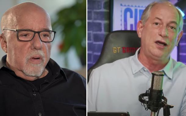 Paulo Coelho e Ciro Gomes (Foto: Reprodução/Youtube) Paulo Coelho e Ciro Gomes
