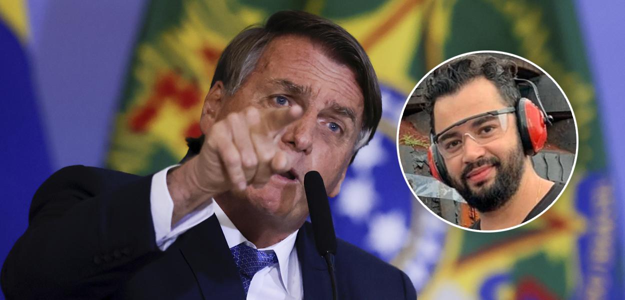 Bolsonaro e José da Rocha Guaranho (Foto: REUTERS/Ueslei Marcelino | Reprodução) www.brasil247.com - Bolsonaro e José da Rocha Guaranho