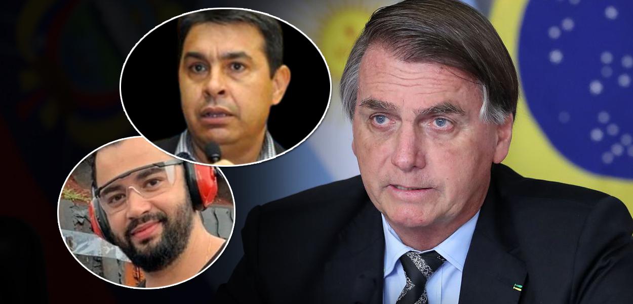 Jorge da Rocha Guaranho, Marcelo Arruda (meio) e Jair Bolsonaro (Foto: Reprodução | ABR) www.brasil247.com - Jorge da Rocha Guaranho, Marcelo Arruda (meio) e Jair Bolsonaro