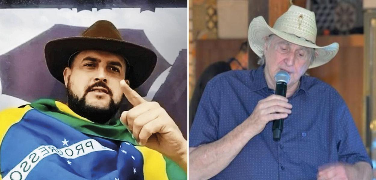 Zé Trovão e Sérgio Reis (Foto: Reprodução) www.brasil247.com - Zé Trovão e Sérgio Reis