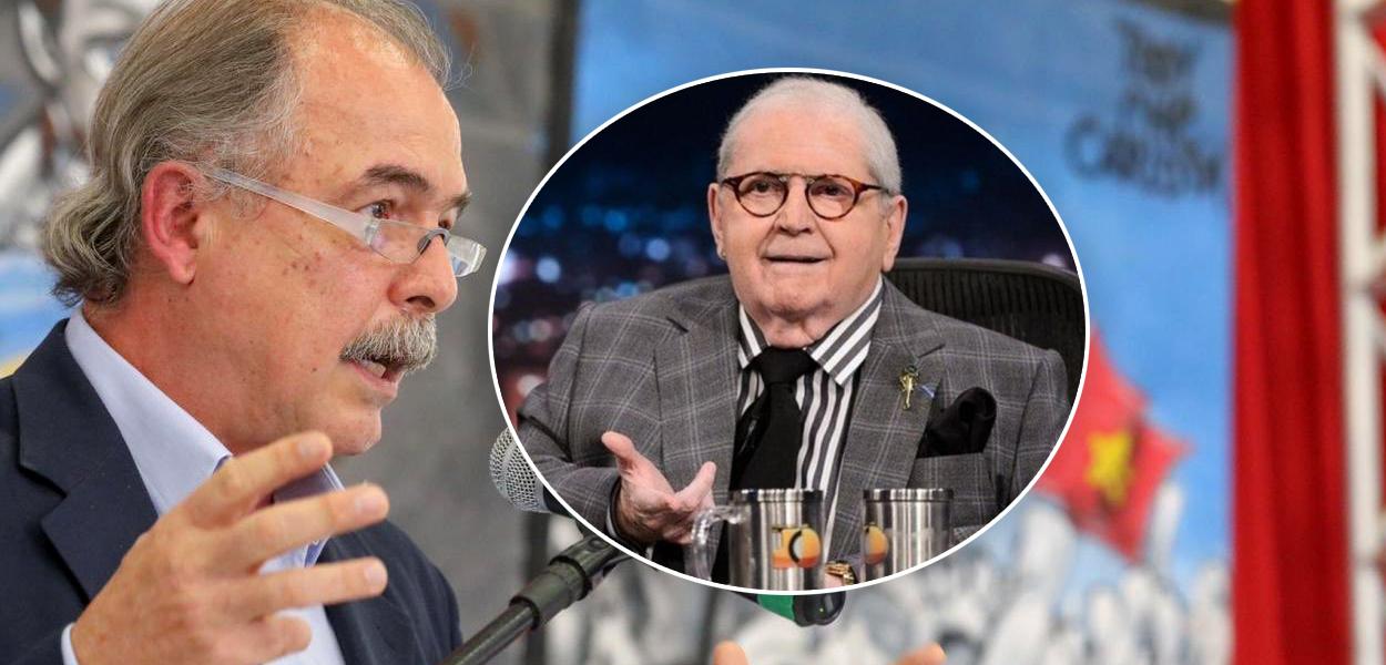 Aloizio Mercadante e Jô Soares (Foto: Ricardo Stuckert | Divulgação/TV Globo) www.brasil247.com - Aloizio Mercadante e Jô Soares
