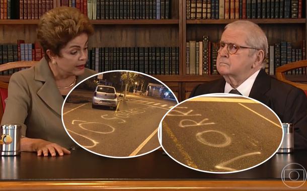 Dilma Rousseff e Jô Soares (Foto: Reprodução/TV Globo | Reprodução/Facebook) Dilma Rousseff e Jô Soares