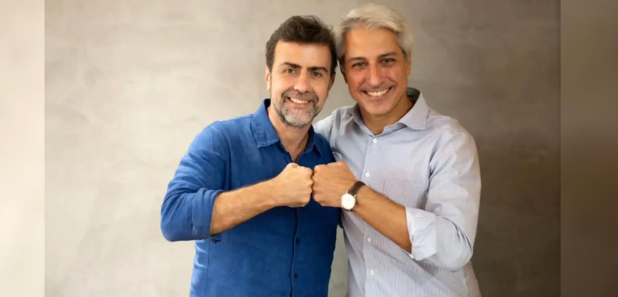 Marcelo Freixo e Alessandro Molon (Foto: Divulgação/PSB) www.brasil247.com - Marcelo Freixo e Alessandro Molon