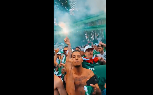 Torcida do Palmeiras vaia Bolsonaro (Foto: Reprodução) Torcida do Palmeiras vaia Bolsonaro