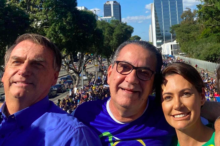 Bolsonaro, Malafaia e Michelle (Foto: Reprodução) www.brasil247.com - Bolsonaro, Malafaia e Michelle