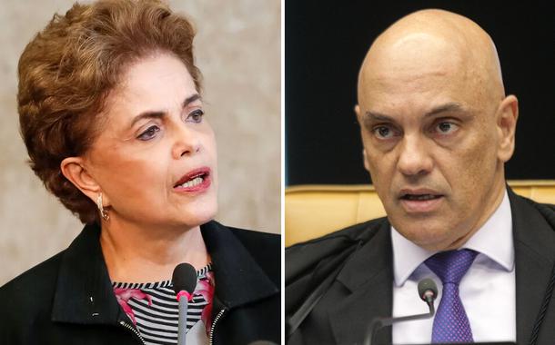 Dilma Rousseff | Alexandre de Moraes (Foto: Roberto Stuckert Filho/PR | Nelson Jr./SCO/STF) Dilma Rousseff | Alexandre de Moraes