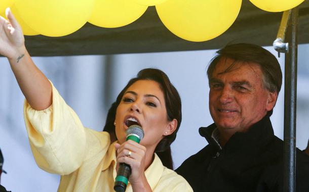 Michelle Bolsonaro (Foto: REUTERS/Ricardo Moraes) Michelle Bolsonaro
