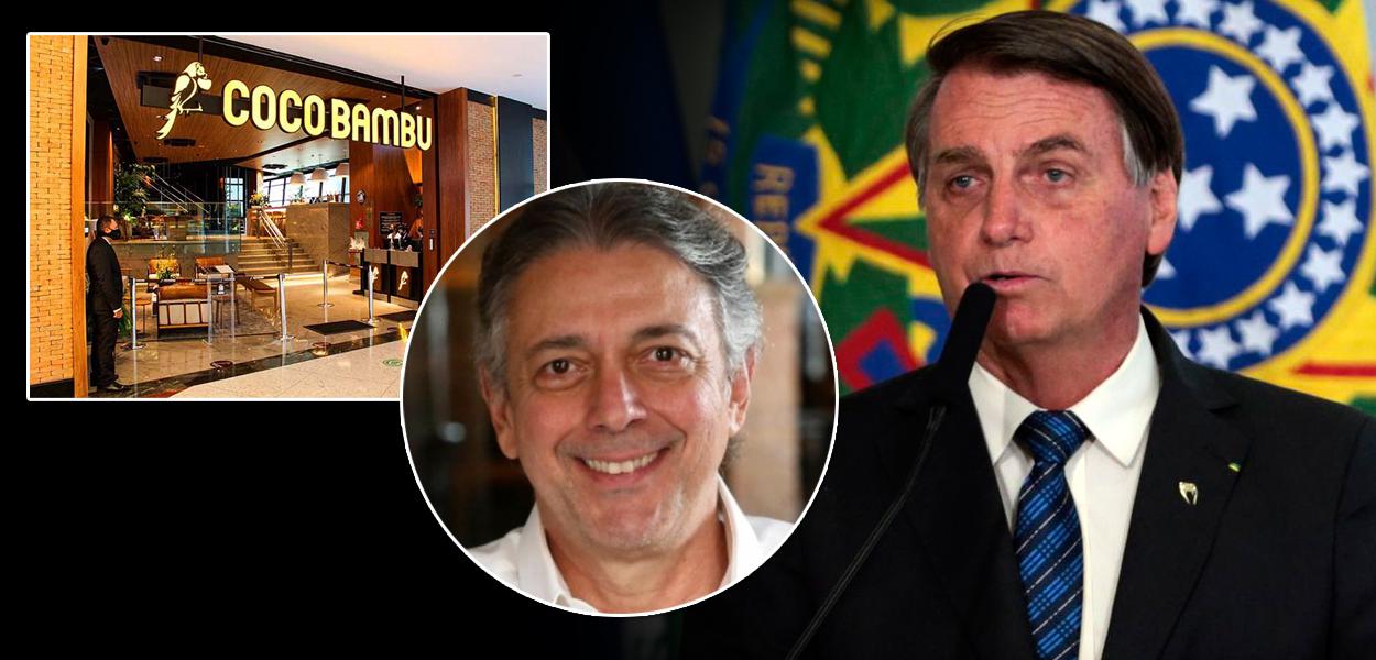 www.brasil247.com - Afrânio Barreira Filho (Coco Bambu) e Jair Bolsonaro