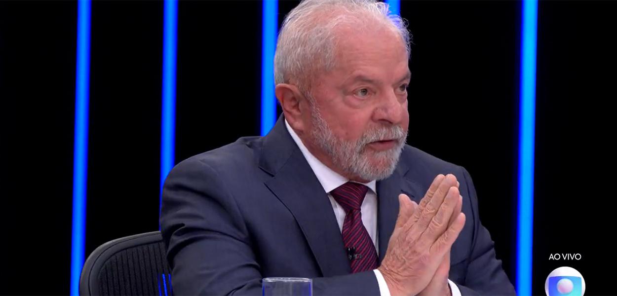 Lula no Jornal Nacional (Foto: Reprodução/TV Globo) www.brasil247.com - Lula no Jornal Nacional