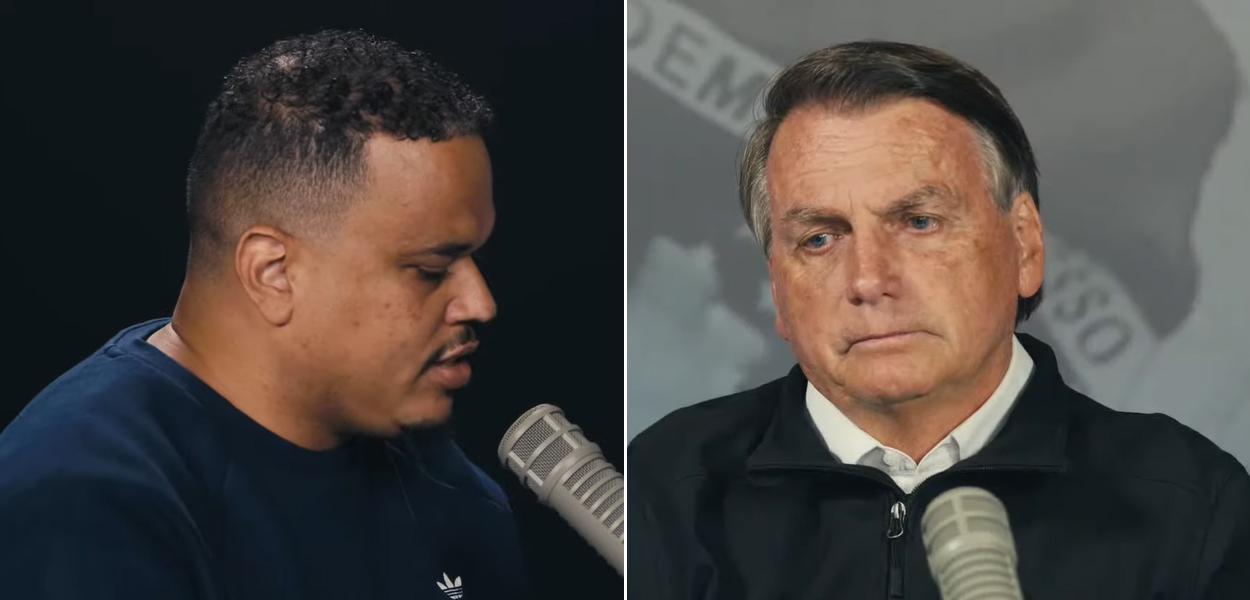 Felipe Vilela e Jair Bolsonaro (Foto: Reprodução/YouTube/DunamisMovement) www.brasil247.com - Felipe Vilela e Jair Bolsonaro