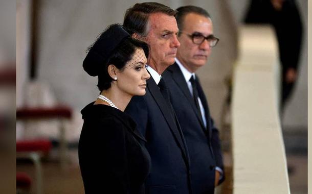 Michelle, Jair Bolsonaro e Silas Malafaia (Foto: Reprodução/Twitter) Michelle, Jair Bolsonaro e Silas Malafaia