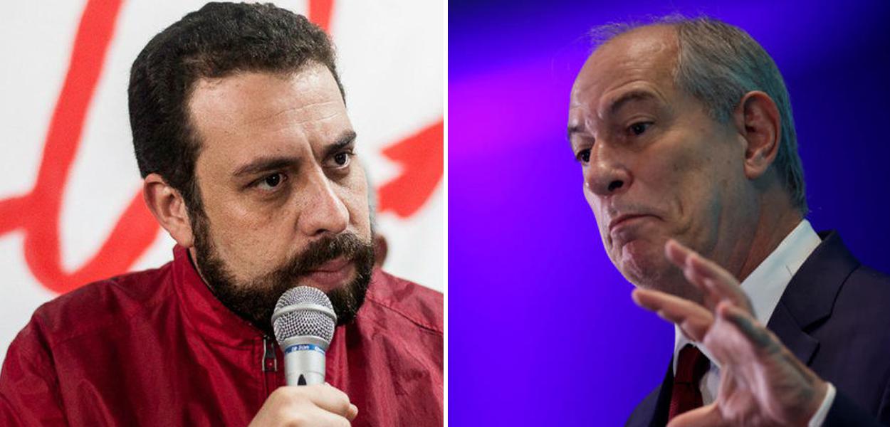 Guilherme Boulos e Ciro Gomes (Foto: Joka Madruga/MTST | Adriano Machado/Reuters) www.brasil247.com - Guilherme Boulos e Ciro Gomes