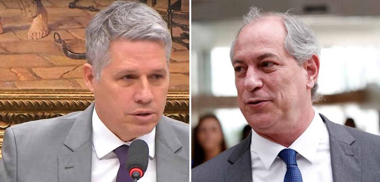 Paulo Teixeira e Ciro Gomes (Foto: Reprodução | ABR) www.brasil247.com - Paulo Teixeira e Ciro Gomes