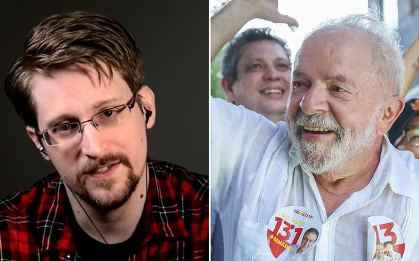 Edward Snowden e Luiz Inácio Lula da Silva (Foto: Reprodução/Youtube | Ricardo Stuckert) Edward Snowden e Luiz Inácio Lula da Silva