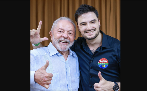 Lula e Felipe Neto (Foto: Ricardo Stuckert) Lula e Felipe Neto